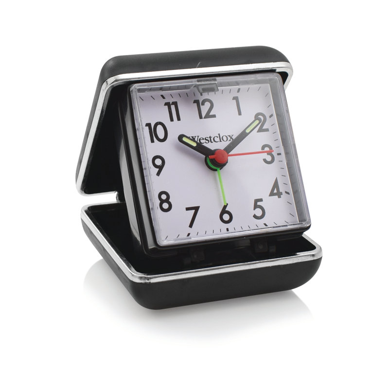 Westclox Folding QA Alarm Tabletop Clock Wayfair.ca